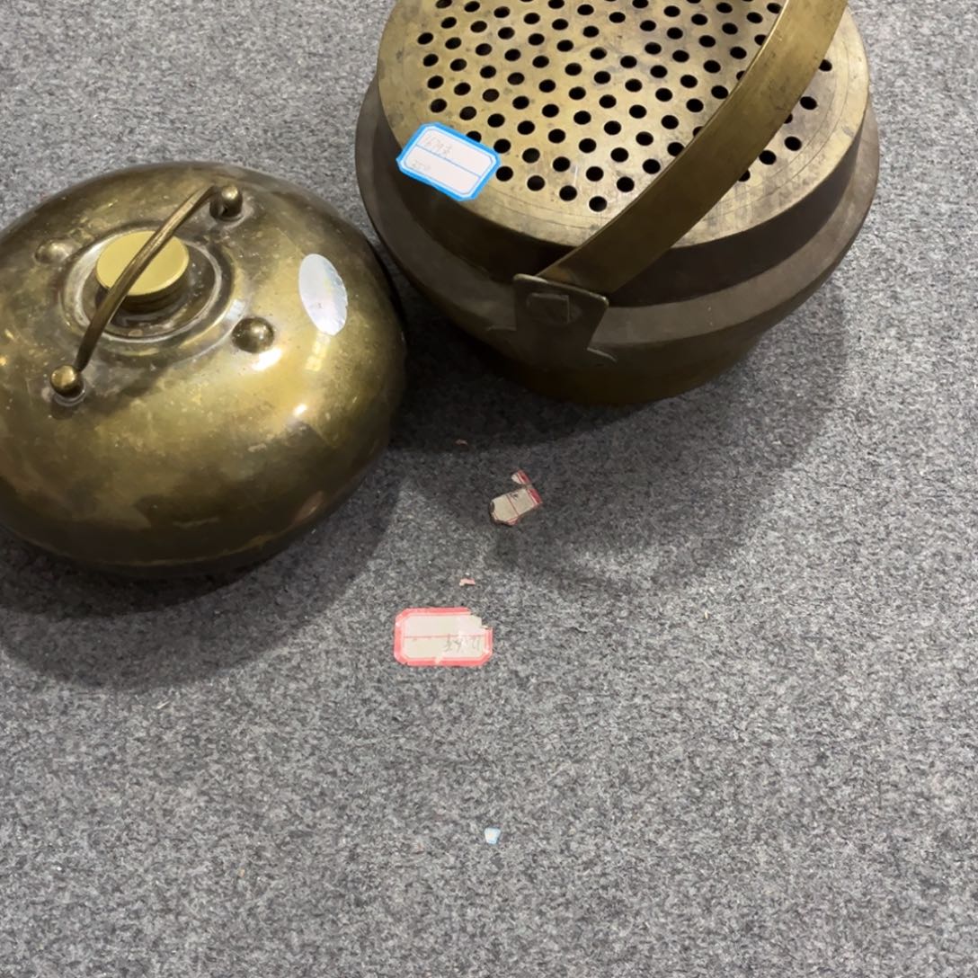 祥***财木暖手炉两个一起完整全品的
