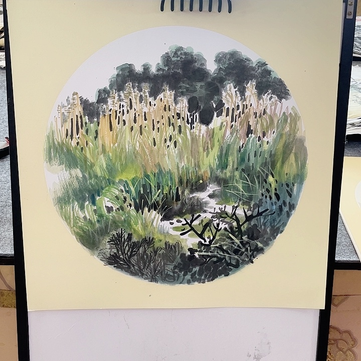 国画张圣敏先生纯手绘作品