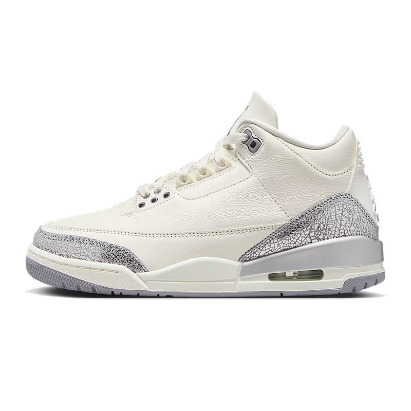 NIKE/耐克女鞋AIR JORDAN 3训练中帮运动复古篮球鞋CK9246-100