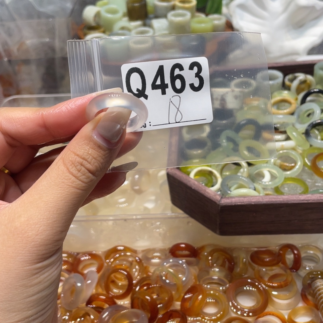 玛瑙/玉髓未镶嵌戒指463