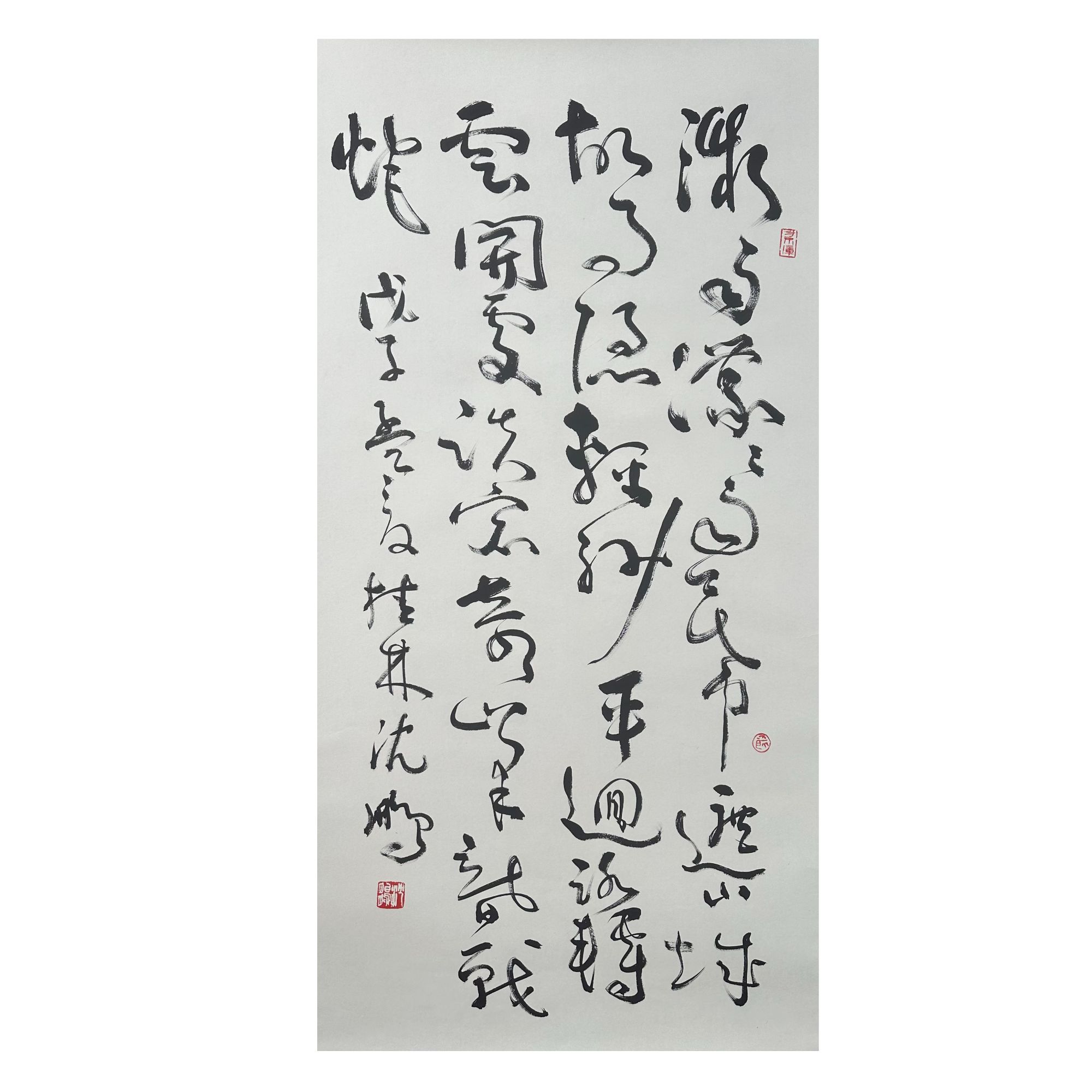 S-T-310 沈鹏 书法 69cm×137cm 托底