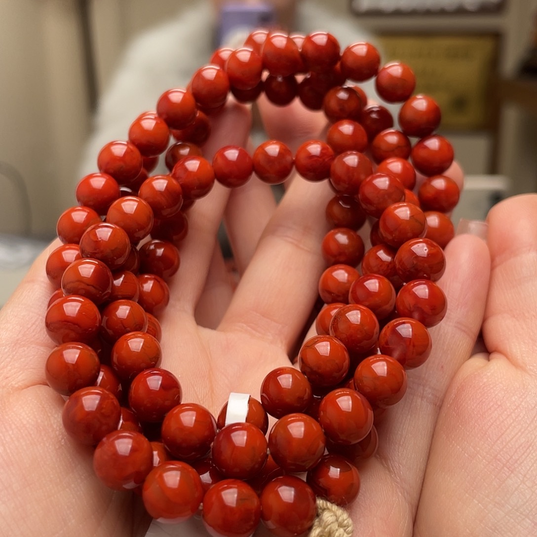 南红玛瑙手链未镶嵌追*人