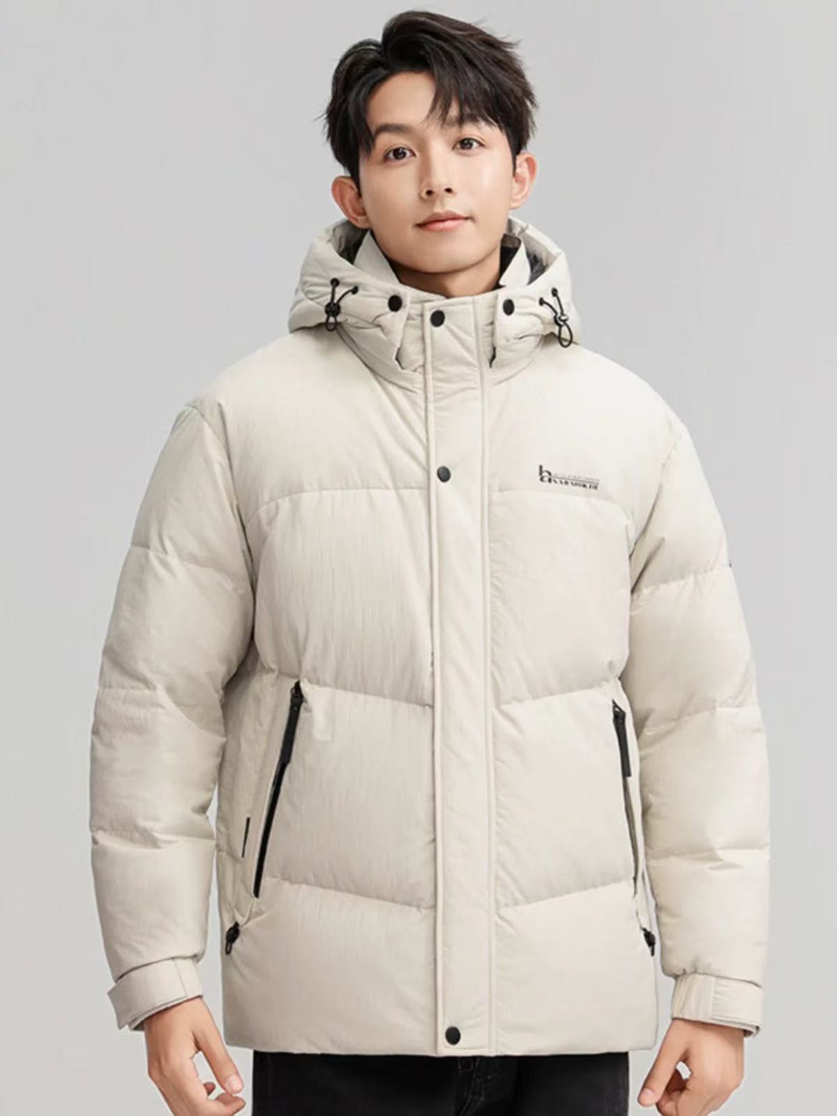 情侣款    百搭时尚保暖羽绒外套5862