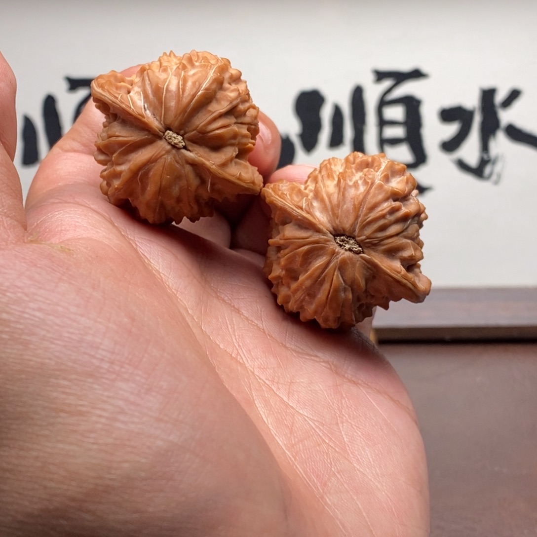 文玩核桃吊坠全品山地原桩正磨38