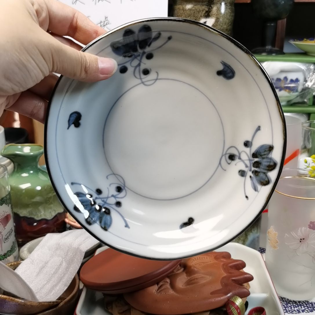 紫砂茶案陶瓷杯子碟子小碗