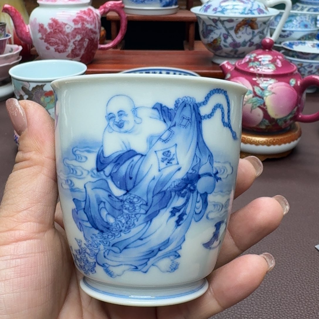 瓷片景德镇仿古手工制作精品展示