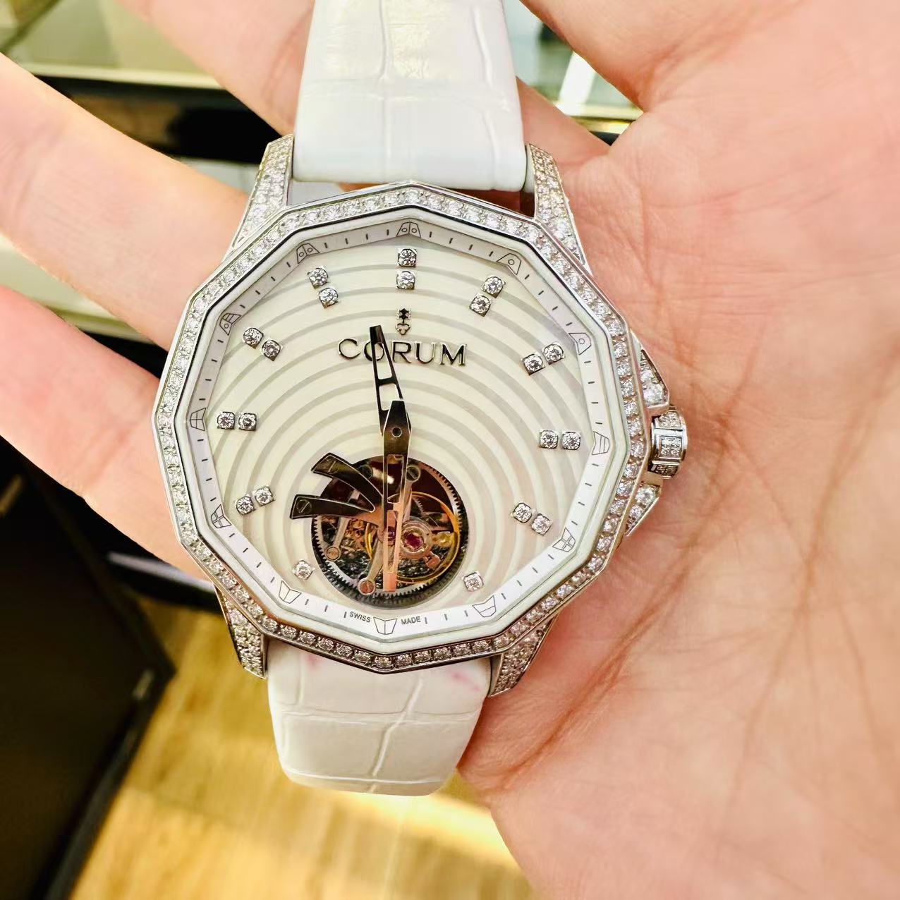 95新 CORUM/昆仑表 自动机械,38毫米,精钢,250101010