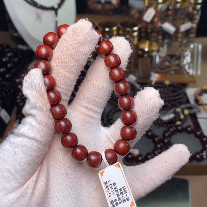 爱***师手串/手链小叶紫檀原汁原味9/10老型 鳞底泥料特价款