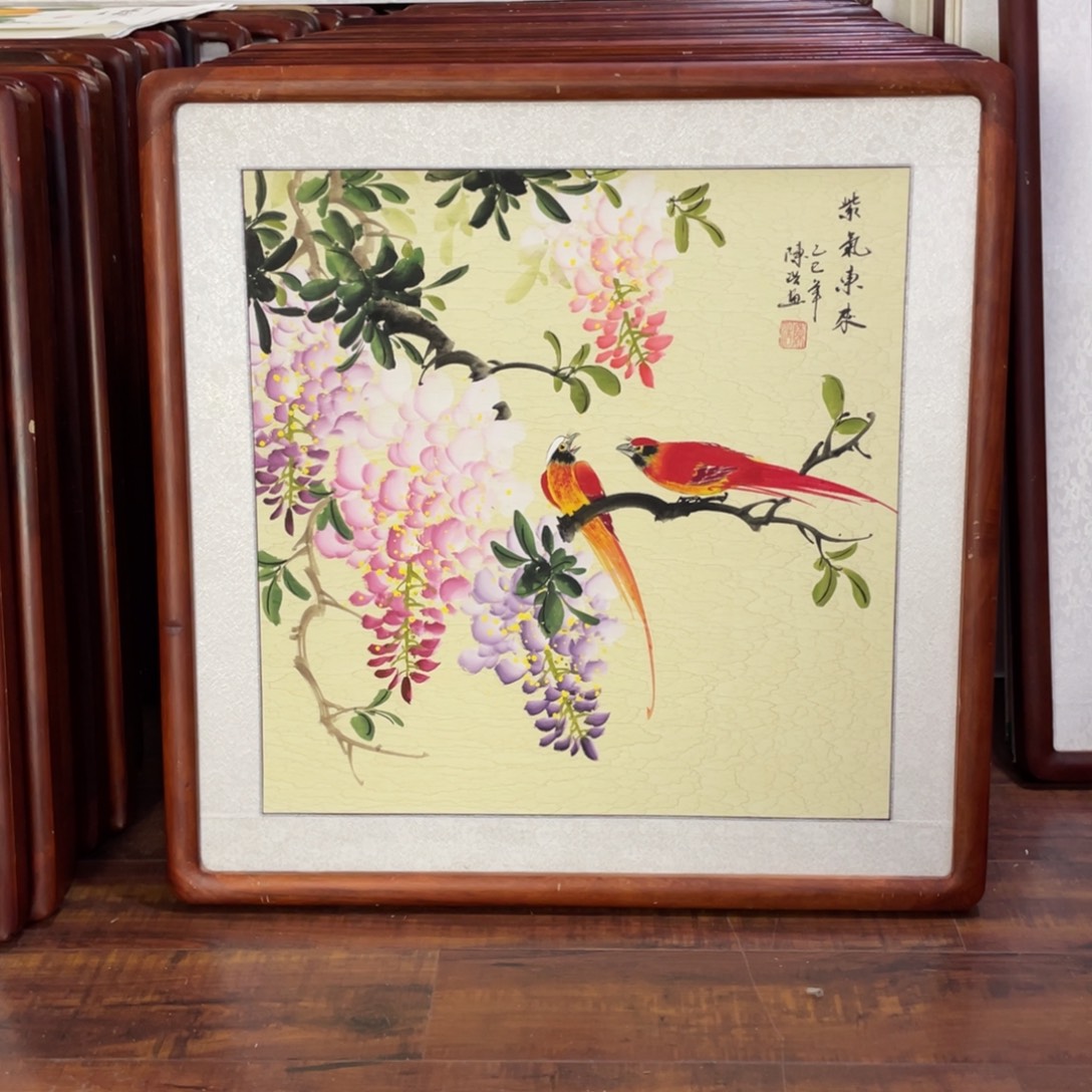 国画带框尺寸63*63厘米