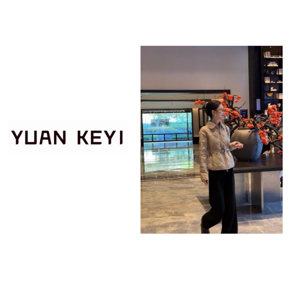 YUANKEYI“金领“ 90白鹅绒经典绗缝外套菱格鹅绒服“轻装滑”