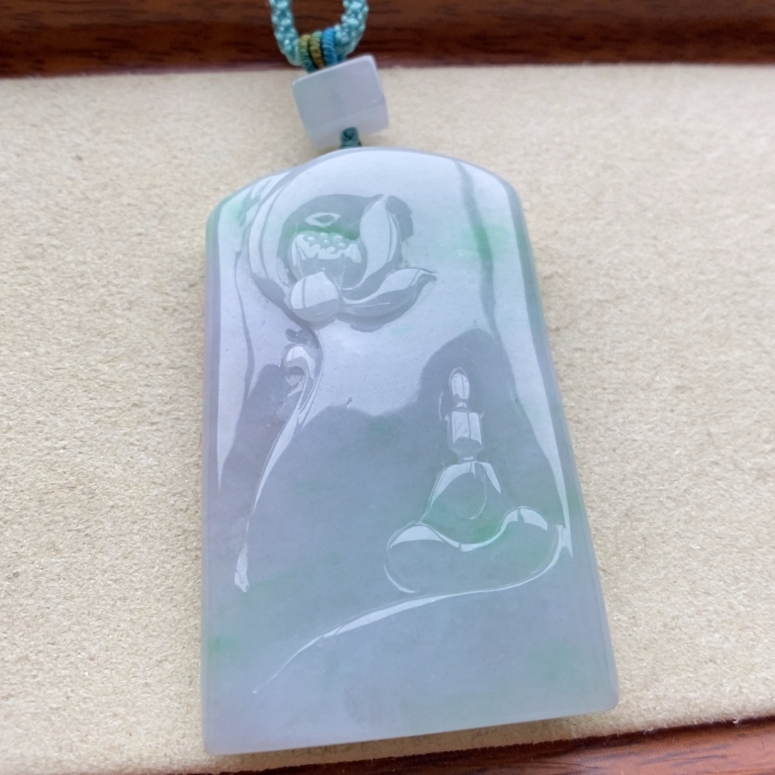 翡翠未镶嵌颈饰吊坠28