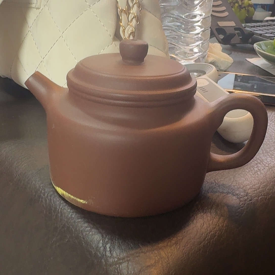 茶壶紫砂紫泥徳钟微瑕