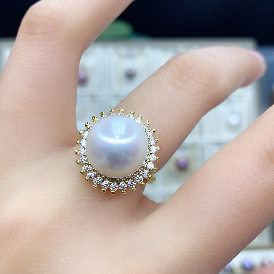 淡水珍珠颈饰合金