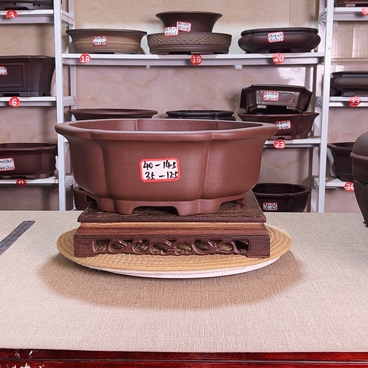 紫砂花盆紫砂花盆