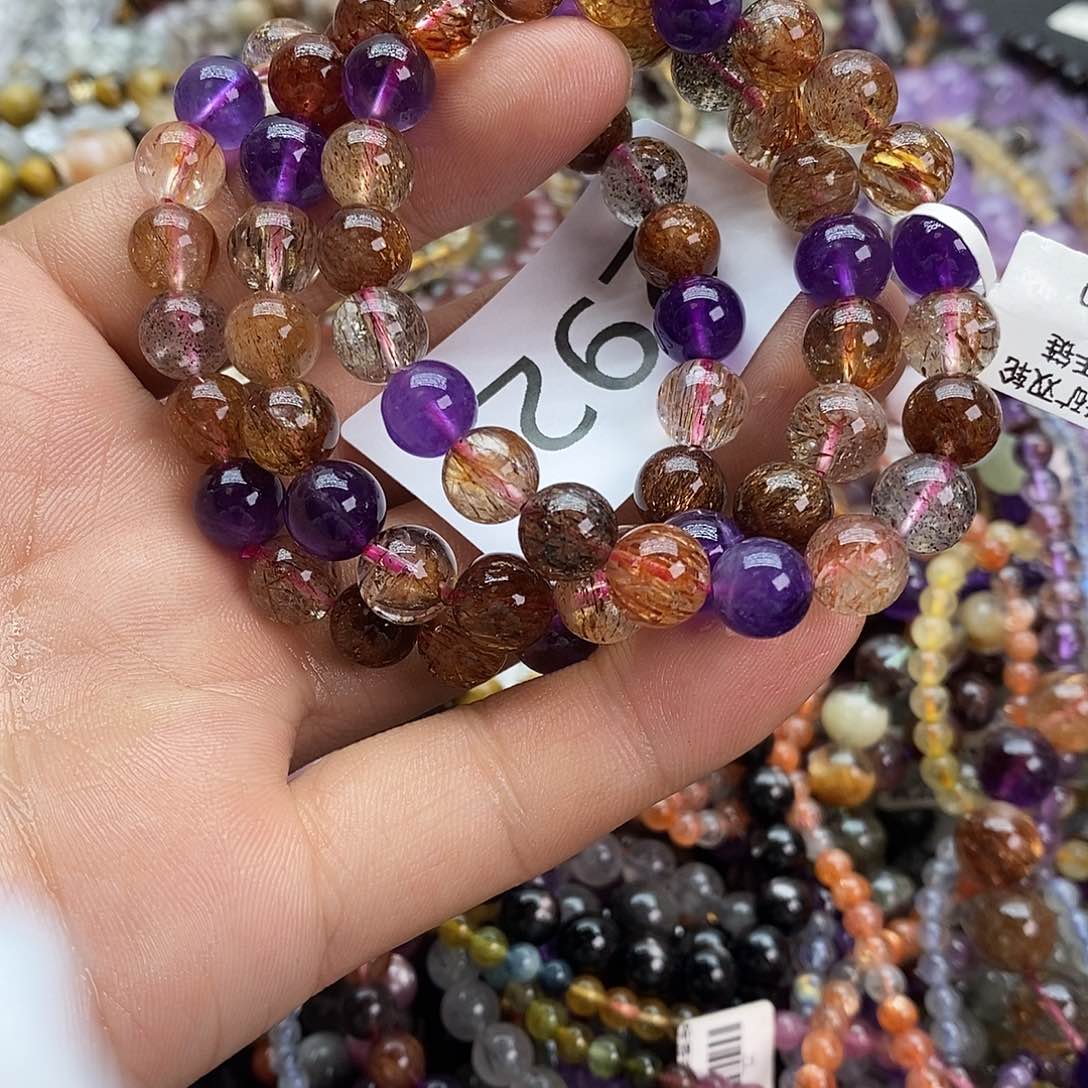 水晶手链未镶嵌手链多样性发其一