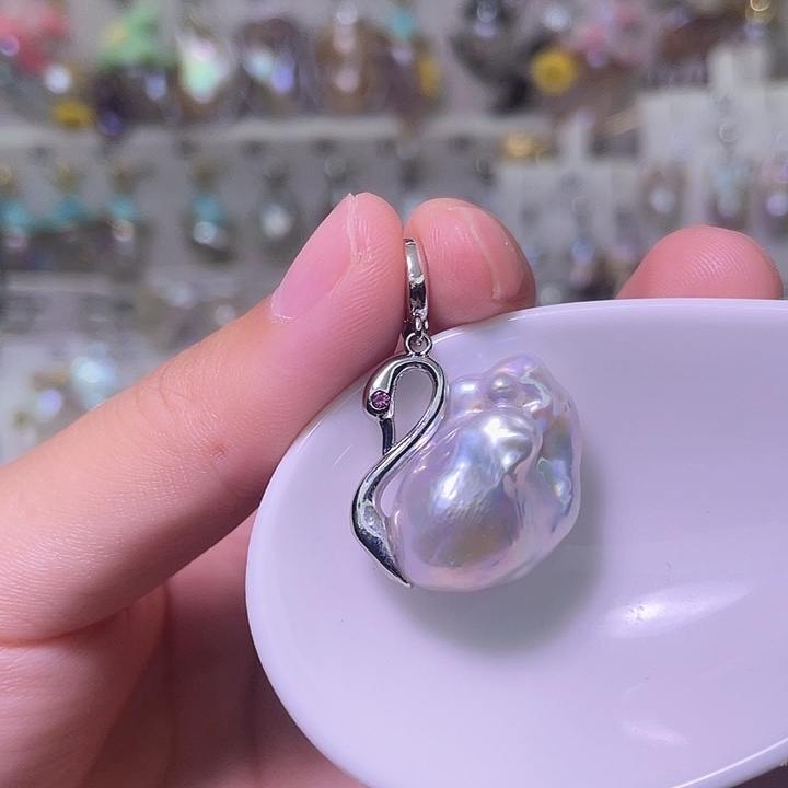 颈饰合金淡水珍珠05
