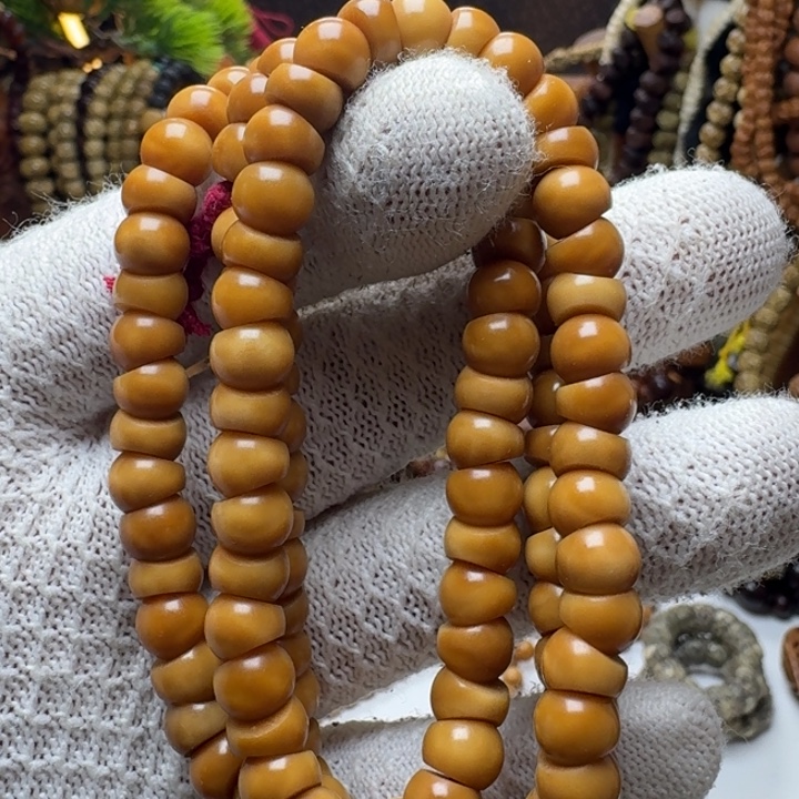 星月菩提手串9号车尺寸8龙脊大肠108