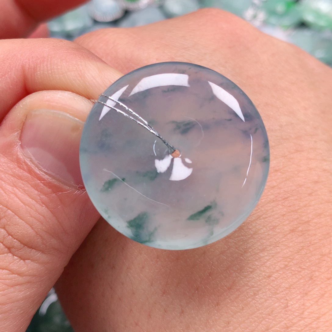 颈饰未镶嵌翡翠天然翡翠