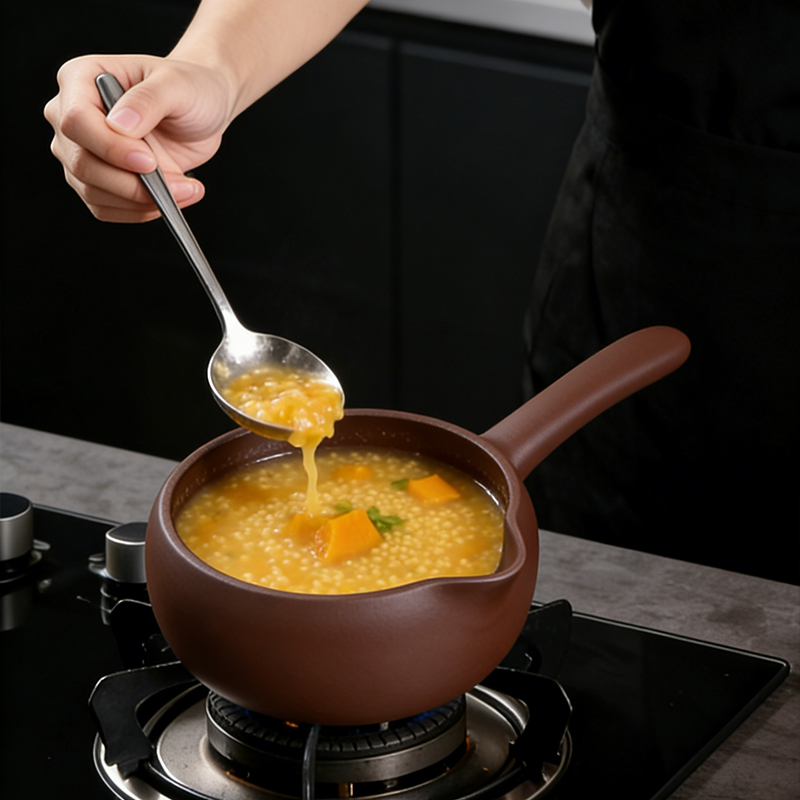 【新品奶锅】苏一堂紫砂小奶锅1.8升 宜兴原矿紫砂健康奶锅