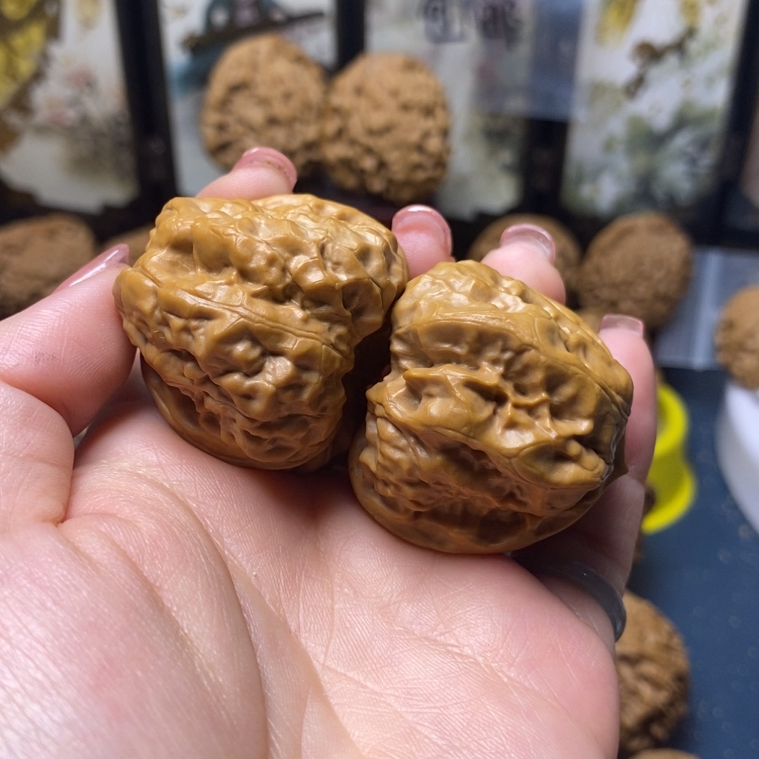 吊坠文玩核桃蛤蟆头36尺11