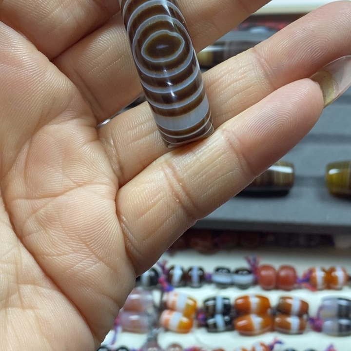 玛瑙/玉髓吊坠合金窃**语