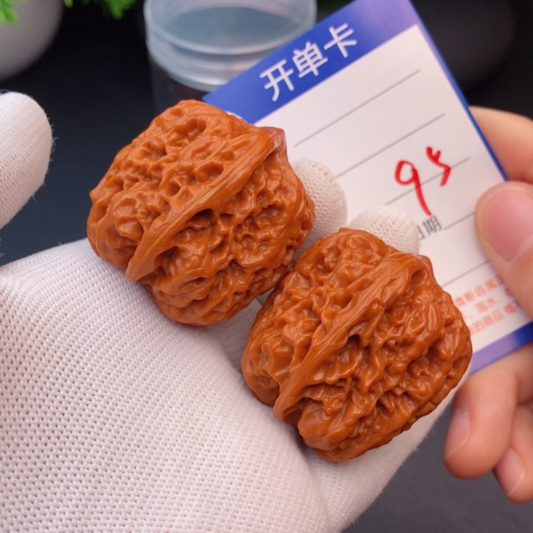 文玩核桃把件38将军95