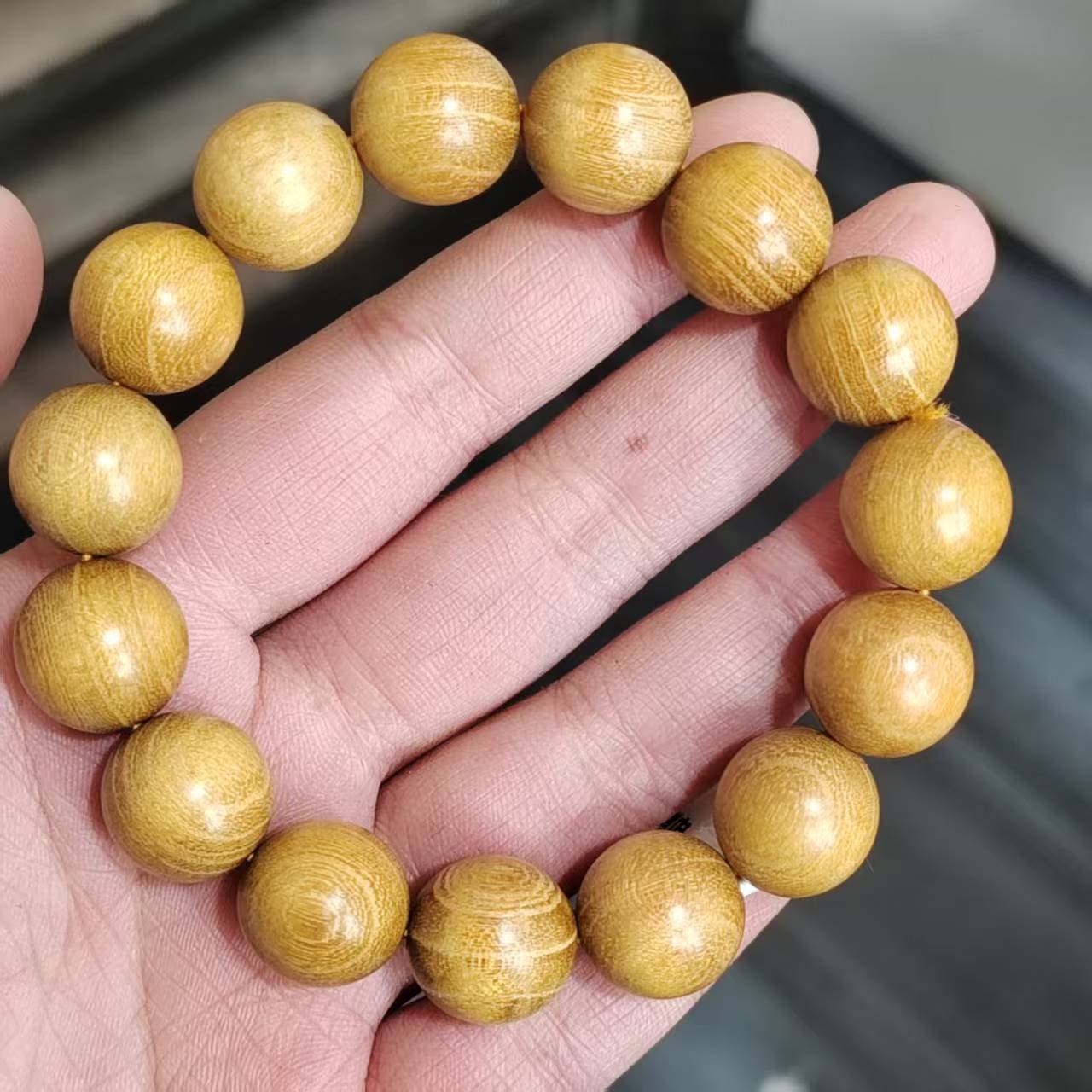 黄金檀手串男女款卡15破布木 343（无礼盒 ）