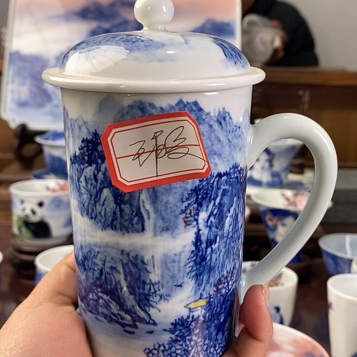 杯云*动景德镇手工手绘陶瓷，高亮兴老师作品