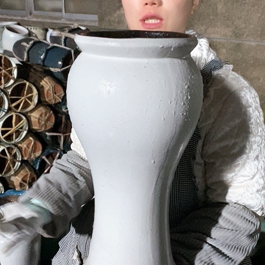紫砂花盆正品口17高42