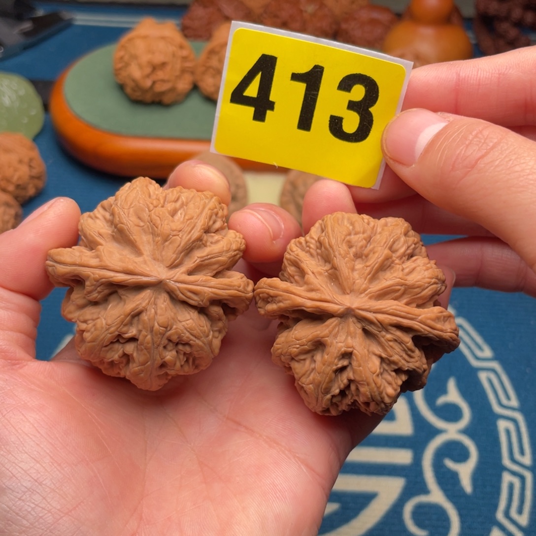 把件文玩核桃48全品球筋（60克）413号