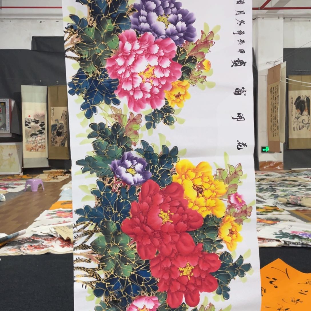 国画国画作品画心一张
