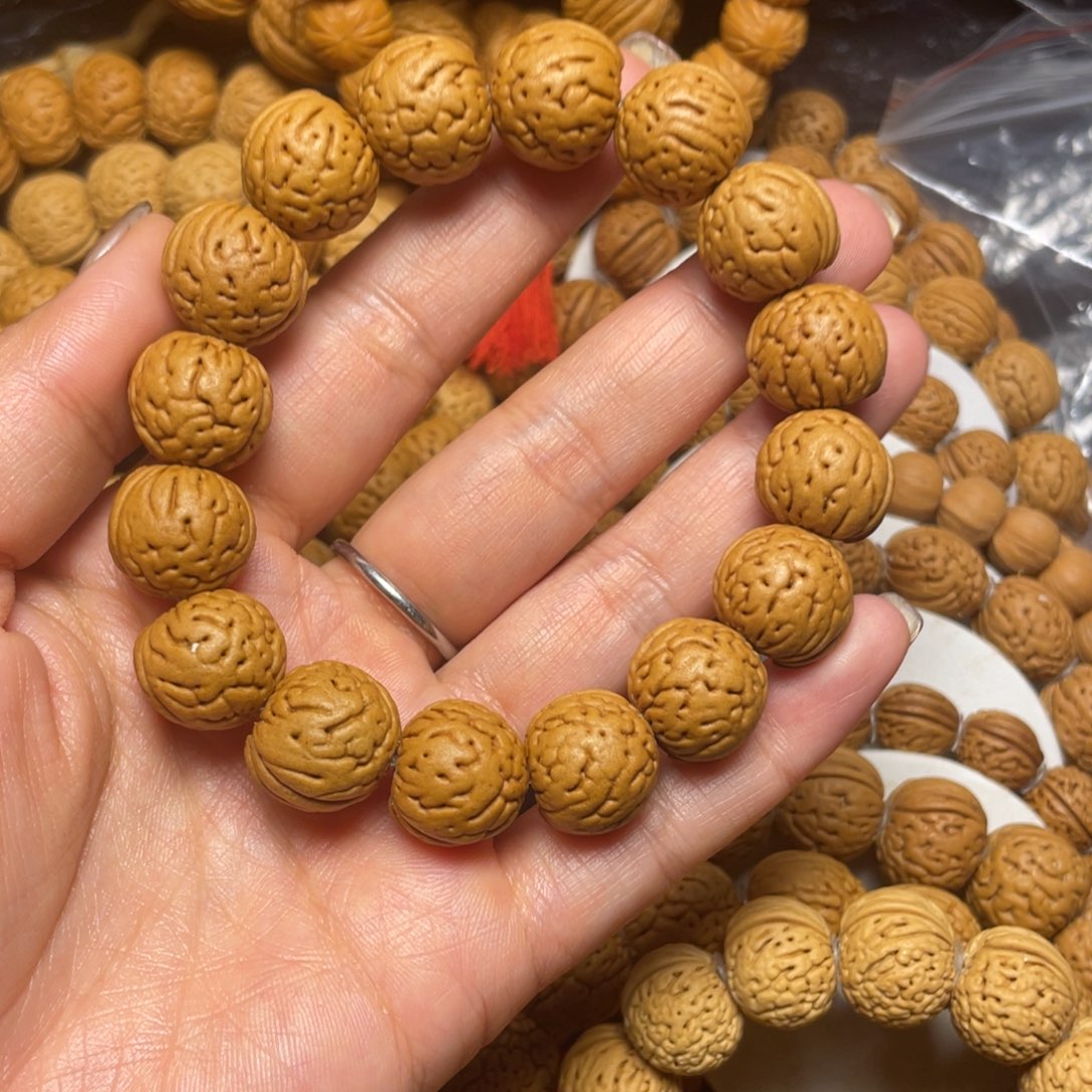 J***E桃木桃核手串15+金丹