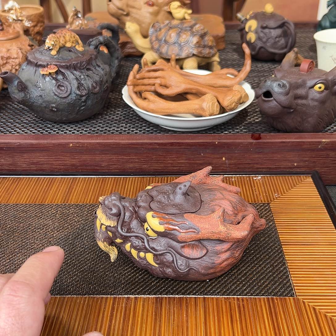 紫砂茶杯玲龙头老大通过壶和黄金季节