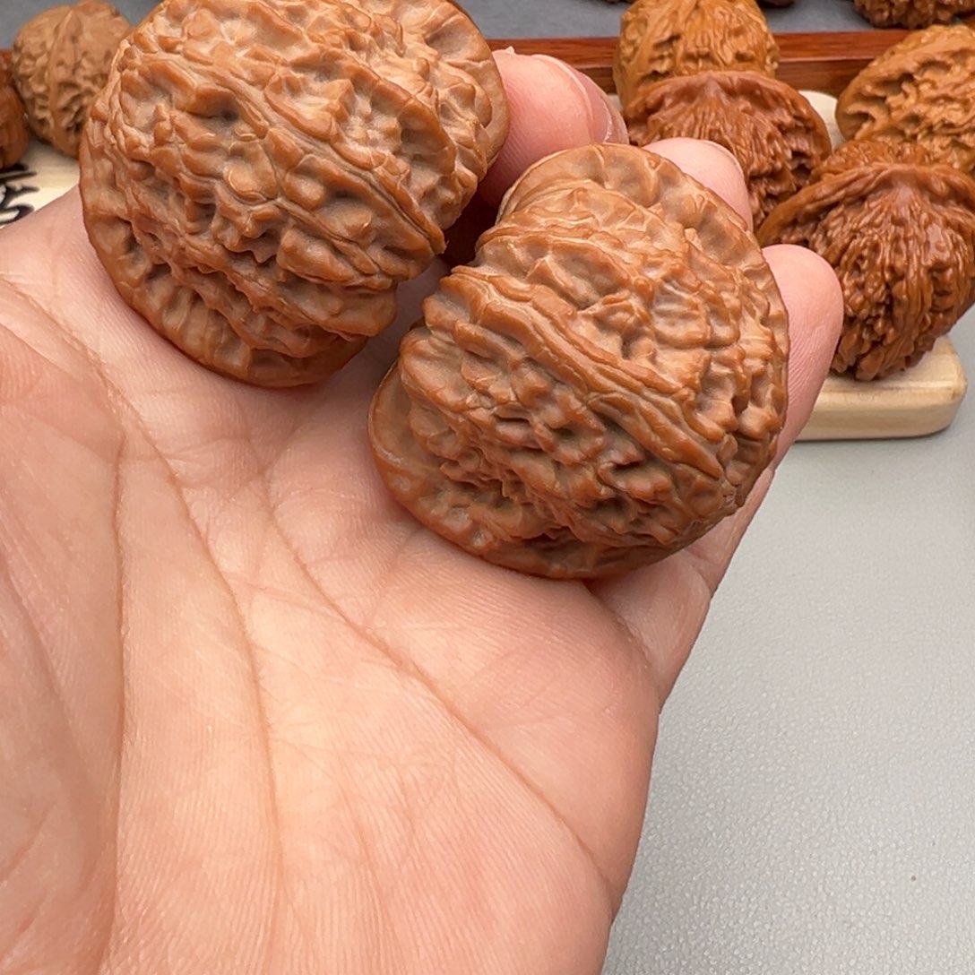 文玩核桃把件布**?三角白