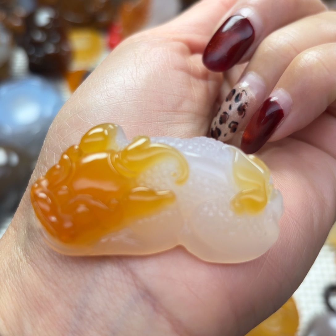 未镶嵌挂件玛瑙/玉髓