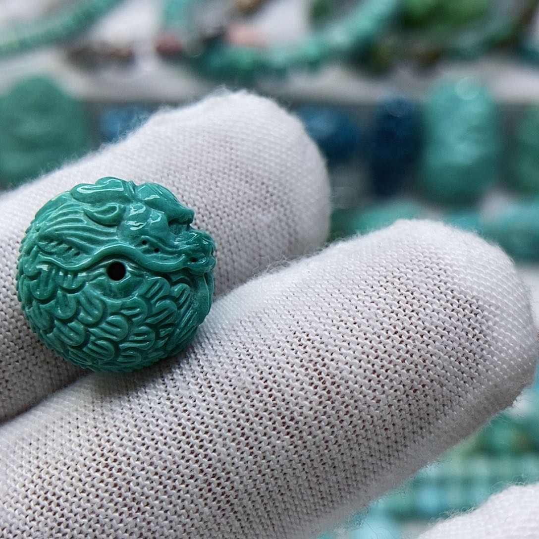 绿松石珠宝奇石未镶嵌