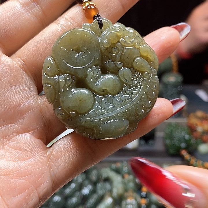 和田玉挂件未镶嵌