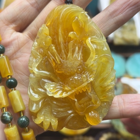 岫玉挂件未镶嵌挂件