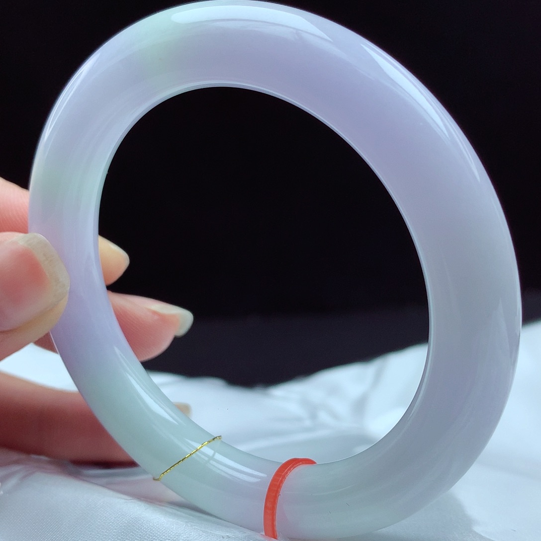 未镶嵌手镯翡翠56圆镯261