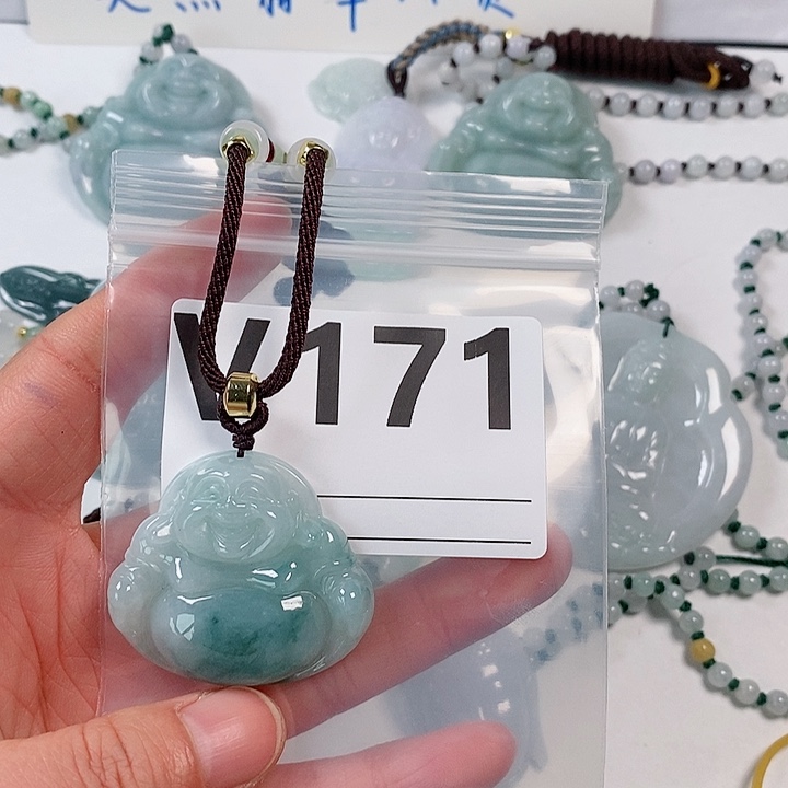 翡翠颈饰未镶嵌天然