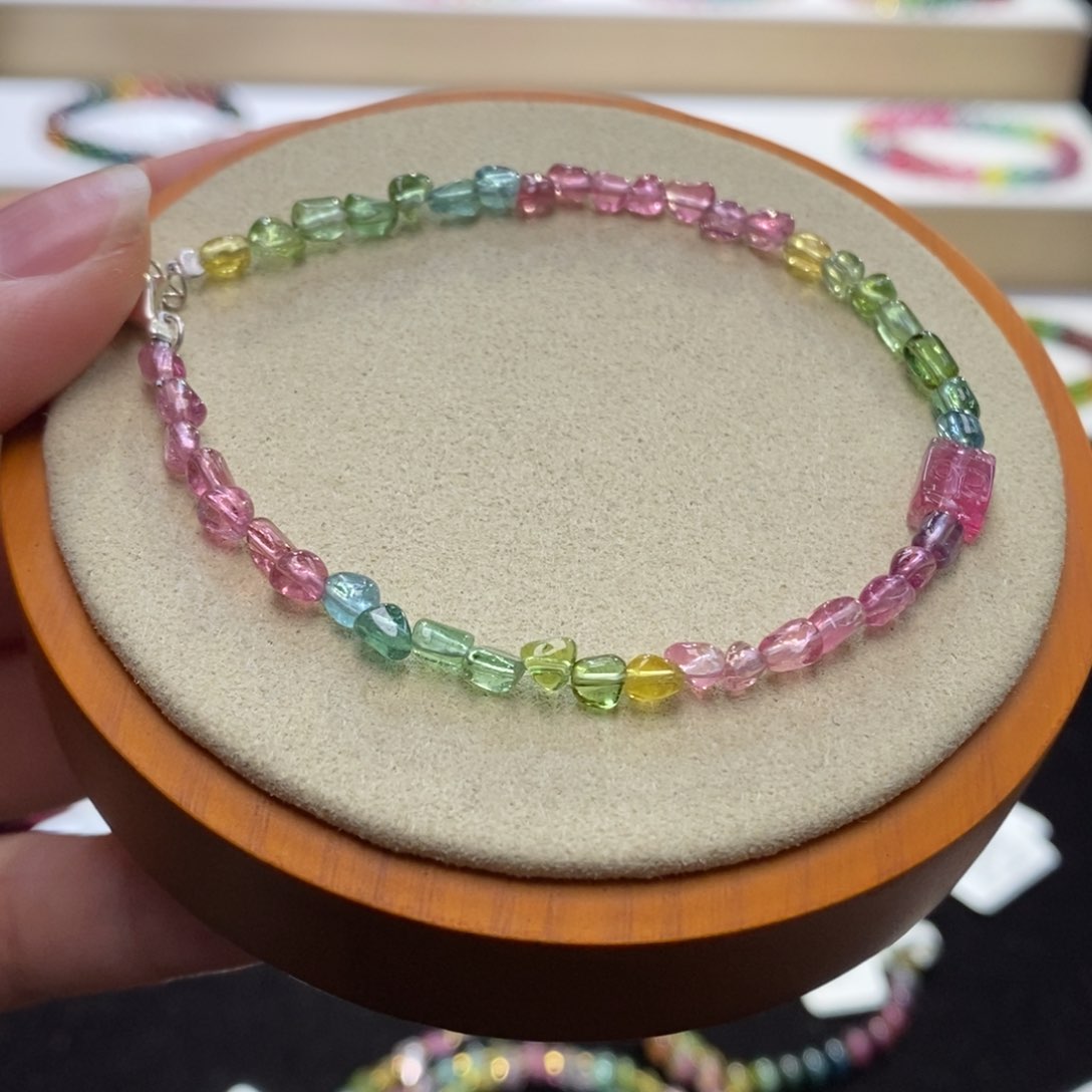 【闪购商品】碧玺手串未镶嵌两天看货期