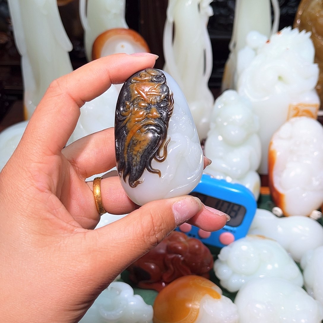 和田玉挂件未镶嵌袁*晓