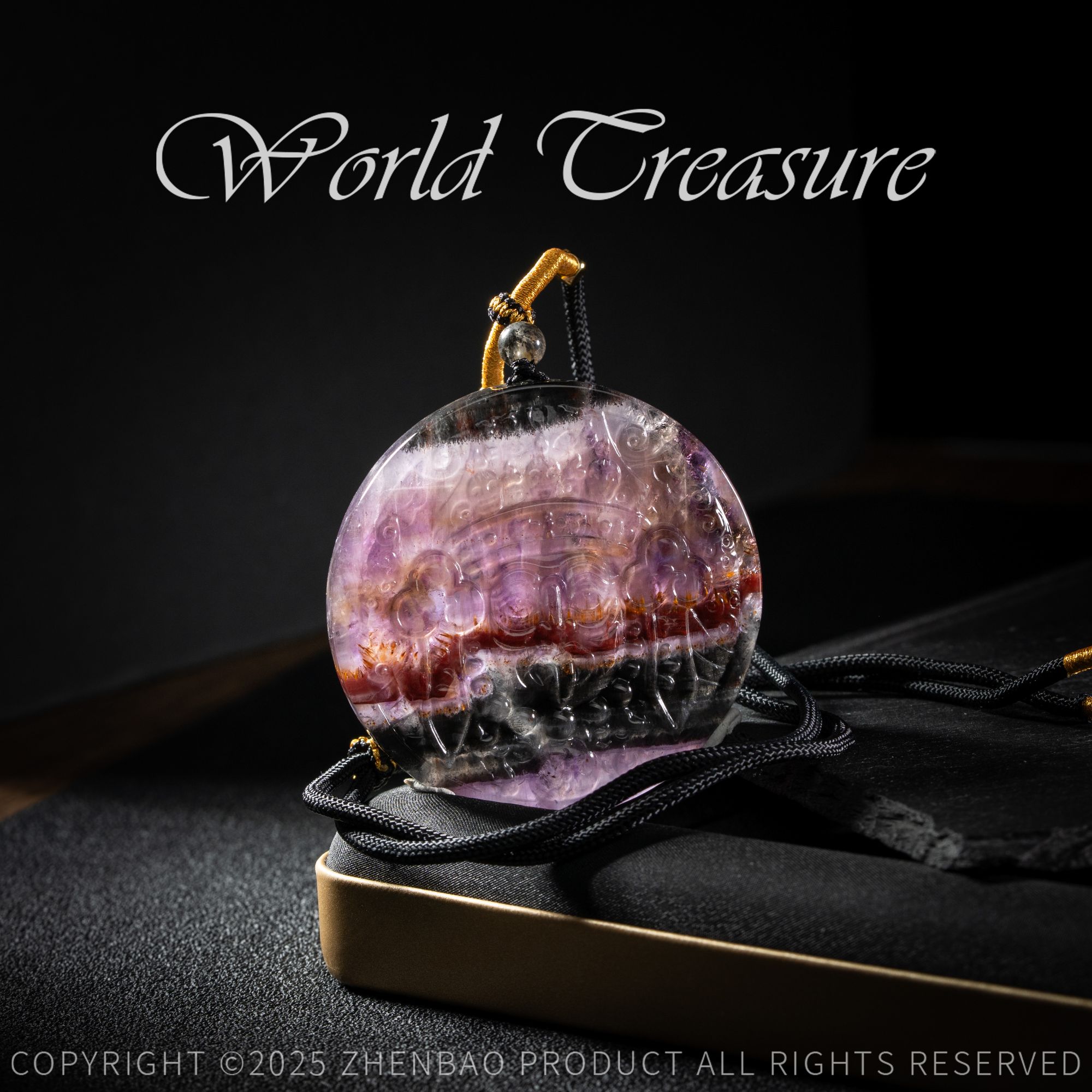 【韵洁珠宝】极光扎基拉姆狐雕刻件/Z2917/多样性发一件