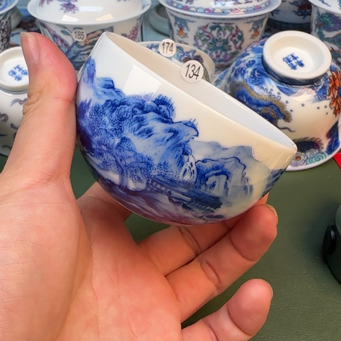 彦祖纯手工手绘茶具134