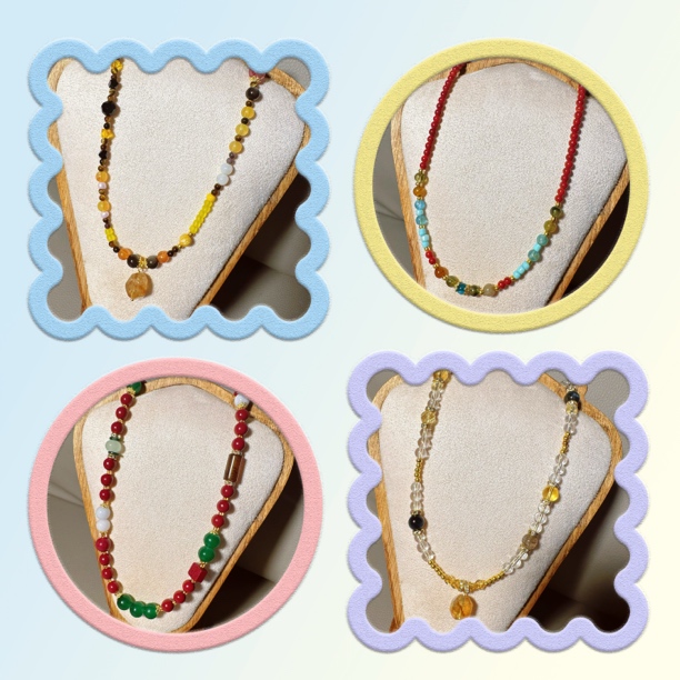 合金琉璃项链 【diy多款项链】可直播间自选定制