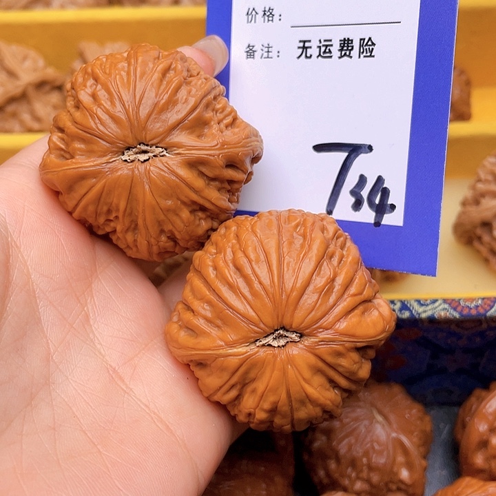 把件文玩核桃榛**卡文玩核桃铁锤34