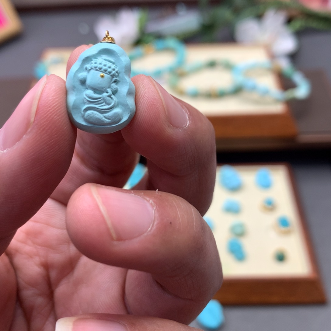 绿松石17未镶嵌配饰