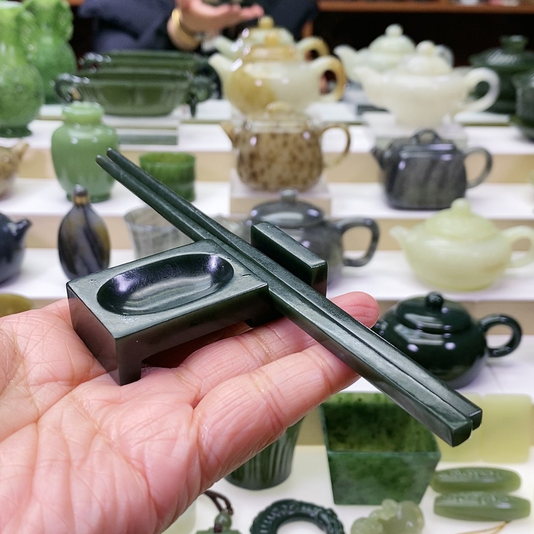 和田玉筷子未镶嵌