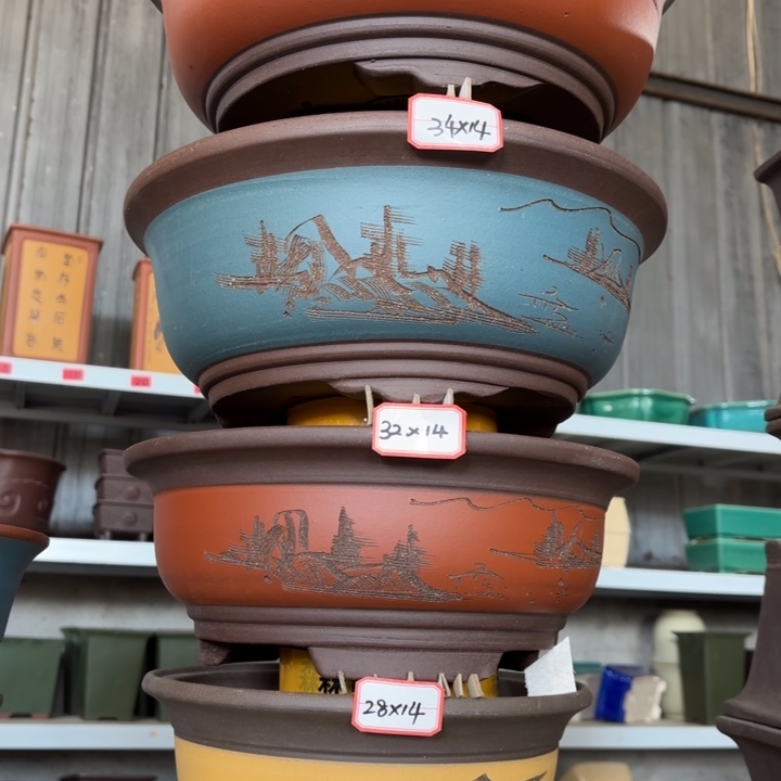 紫砂花盆          100-4