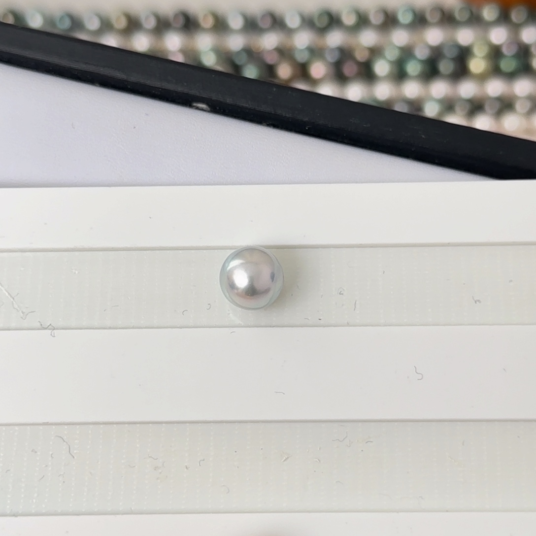 海水珍珠裸珠未镶嵌澳白裸珠9.5mm可定制爱